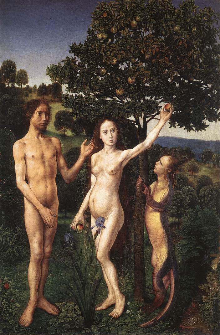 The Fall: Adam and Eve Tempted by the Snake