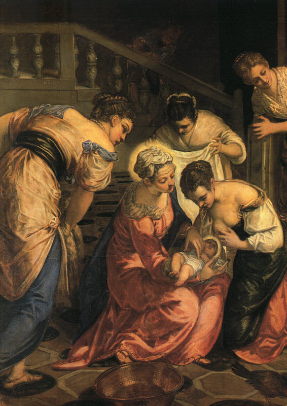 The birth of St. John the Baptist ­ (detail)